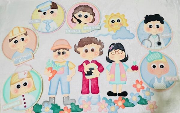 MOLDES PAINEL DIA DO TRABALHO - Imagem 2