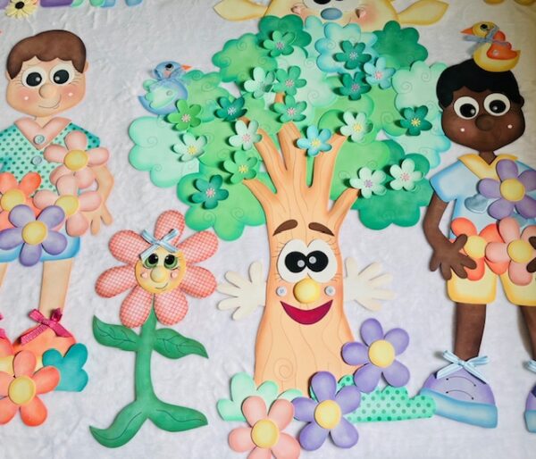 PAINEL PRIMAVERA E DIA DA ÁRVORE MOLDES - Imagem 7