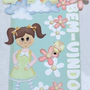 PAINEL BEM-VINDOS MENINA - avulso